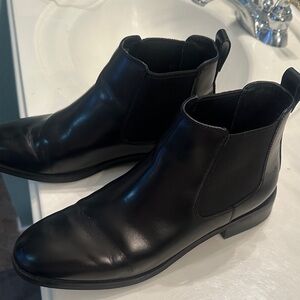 Women’s Black Leather Chelsea Boots Clarks